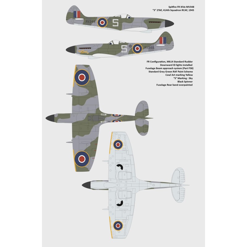 Spitfire F/FR XIVe Conversion "Low back"