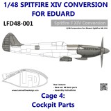 1/48 Spitfire F/FR XIV Conversion optional cage 4 | Laminar Flow Design
