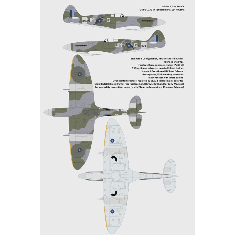 Spitfire F/FR XIVc/e Conversion "High back"