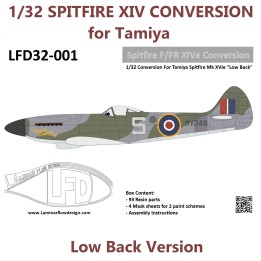 1/32 Spitfire F/FR XIVe Low Back Conversion | Laminar Flow Design