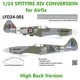 1/24 Spitfire F/FR XIVc/e High Back Conversion | Laminar Flow Design