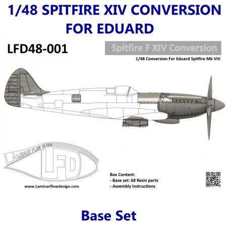 1/48 Spitfire XIV Conversion for Eduard (Base set)