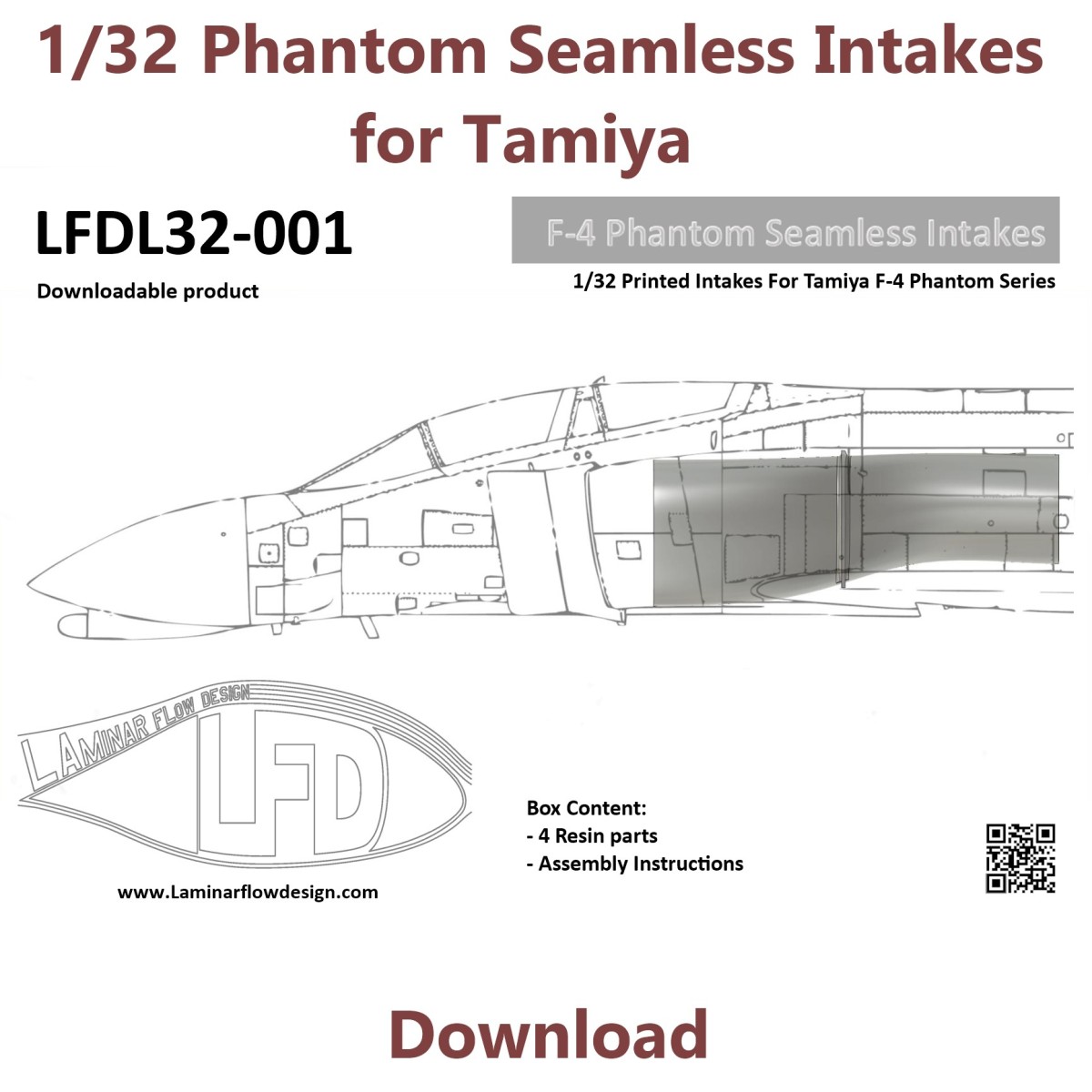 [DL] F4 Phantom Seamless Intake