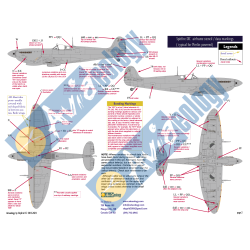 Aviaeology : Spitfire airframe stencil/data