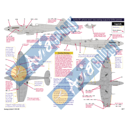 Aviaeology : Spitfire airframe stencil/data