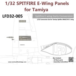 1/32 Spitfire Early E-Wing Conversion Set | Laminar Flow Design