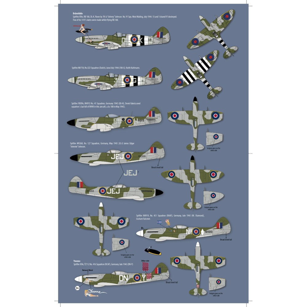 Zotz Decals : The Spitfire XIV in service "On Griffon's wings"