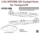 1/32 Spitfire Mk.XIV Cockpit Upgrade Set | Laminar Flow Design