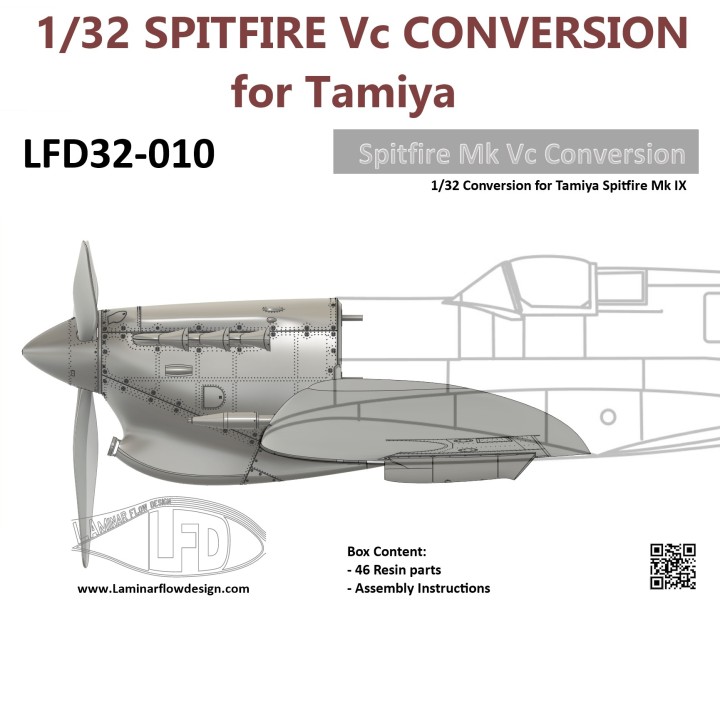 1/32 Spitfire MKVc Conversion | Laminar Flow Design